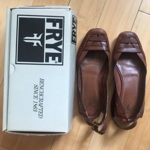 Frye ankle strap sandals